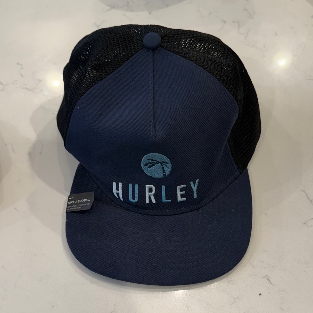 Hurley Caps in Black, Red, Light Blue, and Dark Blue - Picture 2 of 6